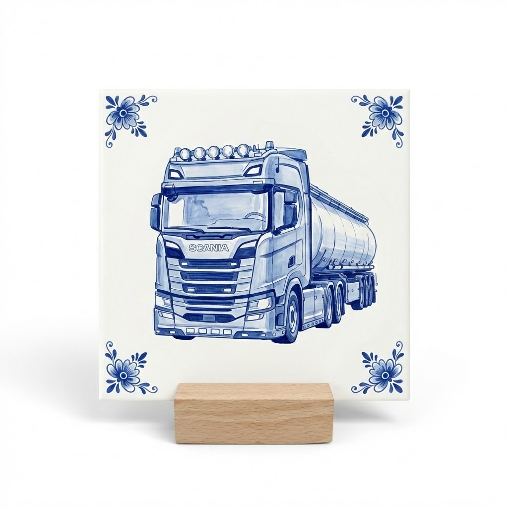 Luxe Houten Tegelhouder