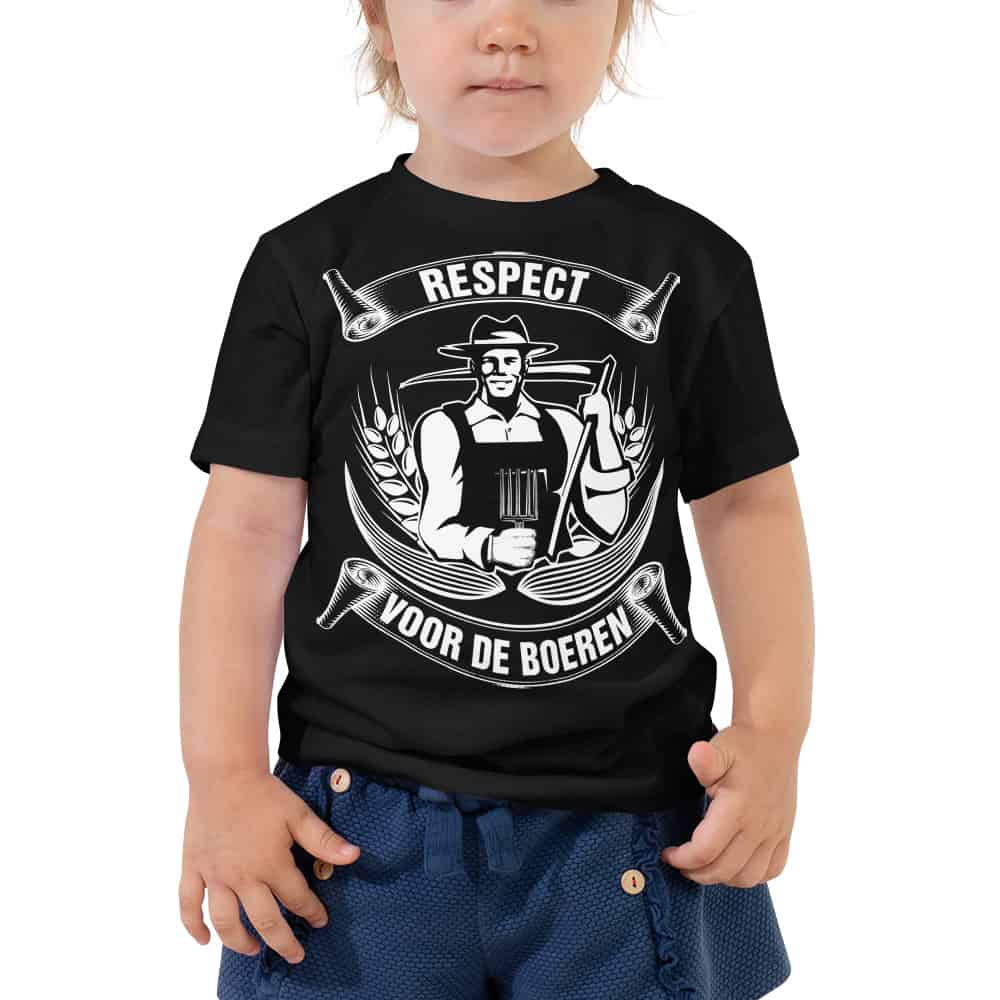 Respect Voor De Boeren | Boeren Kindershirt/Kinderkleding