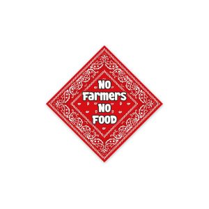 No Farmers No Food sticker