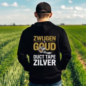 Zwijgen is goud | Hoodie