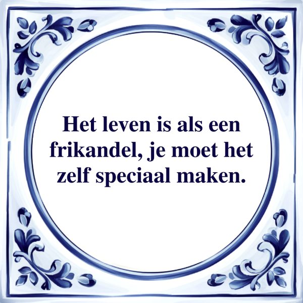 Zelf Speciaal Maken | Tegeltje