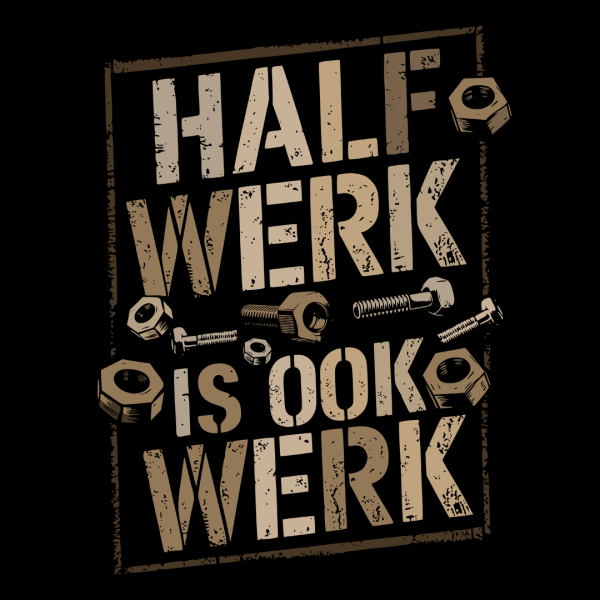 Half Werk | Hoodie - Afbeelding 2