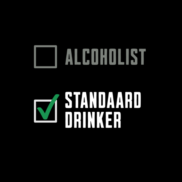 Standaard Drinker | Hoodie - Afbeelding 2