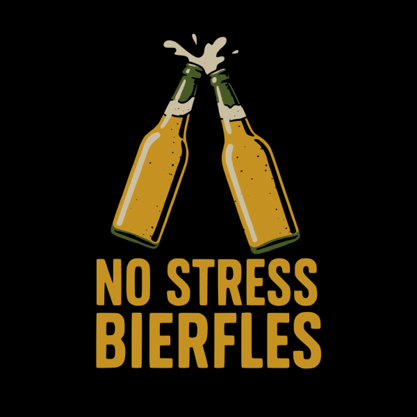 No Stress Bierfles | Shirt - Afbeelding 2