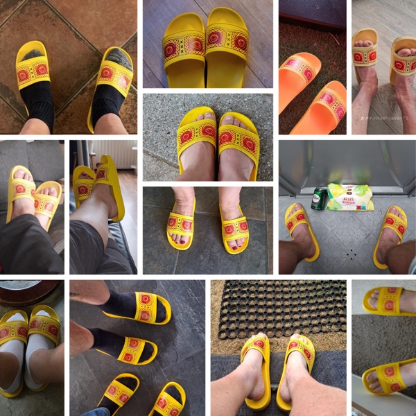 Zomerklompen in de tuin — waterproof slippers voor buiten gebruik